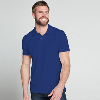 Cotton Rich Pique Classic Fit Plain Short Sleeve Polo Shirt