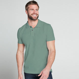 Cotton Rich Pique Classic Fit Plain Short Sleeve Polo Shirt