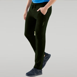 Athleisure Slim Fit Track Pants with Side Pocket
