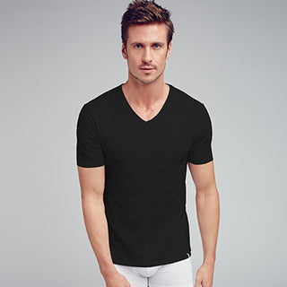 Elance Combed Cotton-Rich Cruiser V-Neck T-Shirt