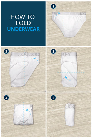 How to fold your underwear