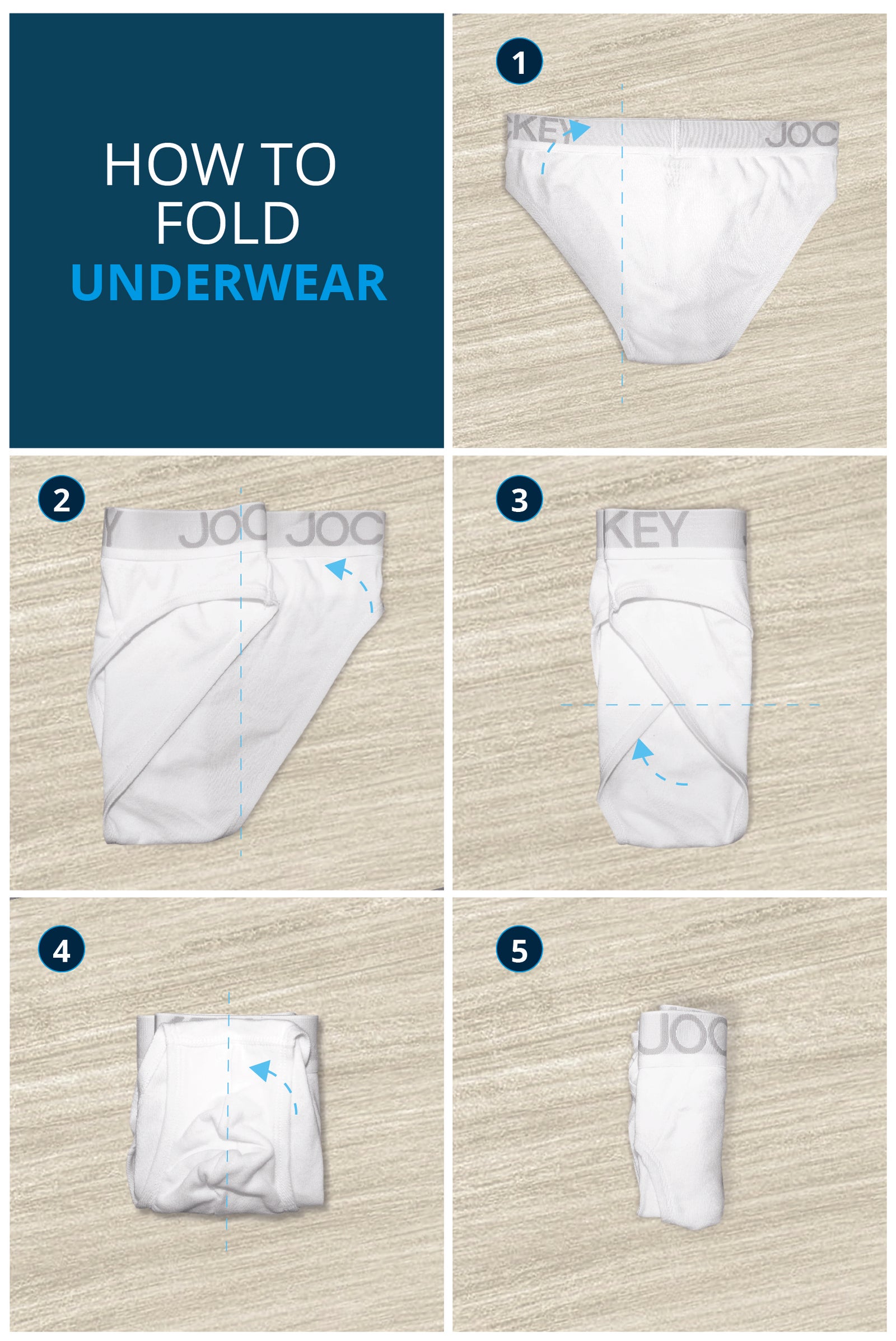 How to fold your underwear Jockey Philippines