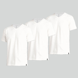 Jockey Cotton Rich ELANCE V-Neck T-Shirt – For Men (Tri-Pack)
