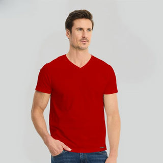 Jockey Zone 100% Cotton V-Neck Men's T-Shirt Small - Extra Large