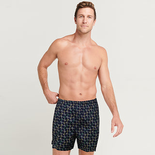 Zone 100% Cotton Woven Boxer Shorts with Side Pockets