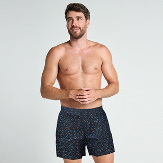 Zone 100% Cotton Woven Boxer Shorts with Side Pockets