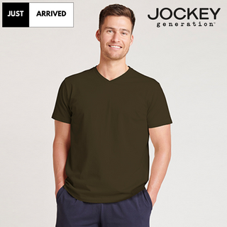 Cotton-Rich V-Neck