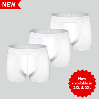 Cotton Stretch 95% Cotton 5% Spandex Trunks (Tri-Pack)