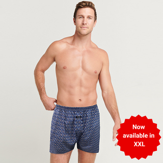 Zone 100% Cotton Woven Boxer Shorts with Side Pockets