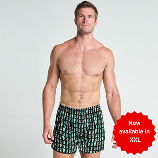 Zone 100% Cotton Woven Boxer Shorts with Side Pockets