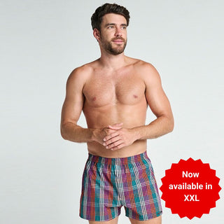 Zone 100% Cotton Woven Boxer Shorts with Side Pockets