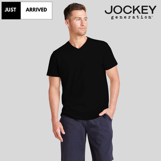 Cotton-Rich V-Neck
