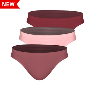 Seamfree Nylon Spandex Bikini Underwear (TRI-PACK)