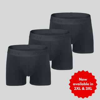 Cotton Stretch 95% Cotton 5% Spandex Boxer Brief (Tri-Pack)