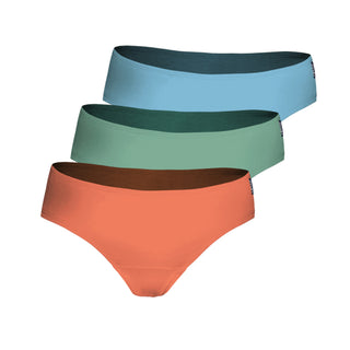 100% Super Combed Cotton Hipster Underwear (Tri-Pack)