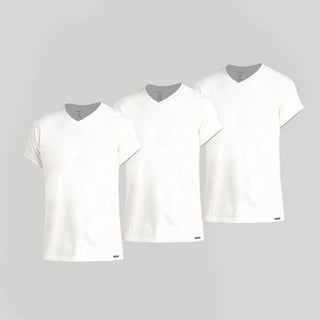 Comfies 100% Combed Cotton V-Neck Assorted (Tri-Pack)