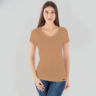 Jockey COMFIES Cotton Rich V-Neck Women's T-Shirt