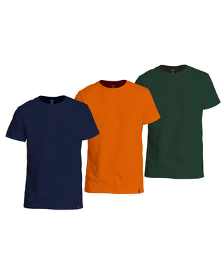 Elance Combed Cotton-Rich Crewneck Basic Colors (Tri-pack)