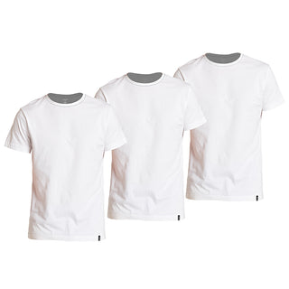 Combed Cotton-Rich Round Neck T-Shirt for Men (Pack of 3)