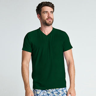 Elance Combed Cotton-Rich V-Neck T-Shirt