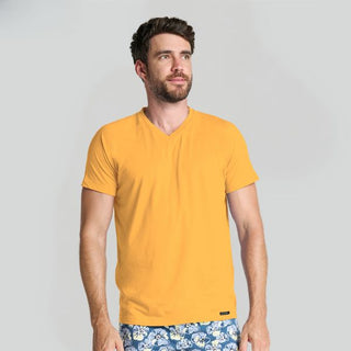 Elance Combed Cotton-Rich V-Neck T-Shirt