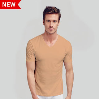 Elance Combed Cotton-Rich Cruiser V-Neck T-Shirt