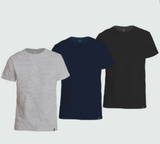 Jockey Crewneck Elance Basic Color Set of 3 T shirt