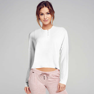 Cotton-Rich Henley Long Sleeves