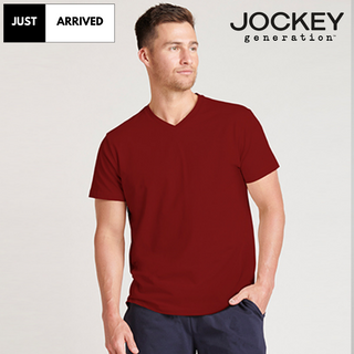 Cotton-Rich V-Neck