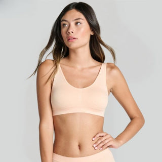 Seamfree  Nylon Spandex Modern Micro Padded Bralette