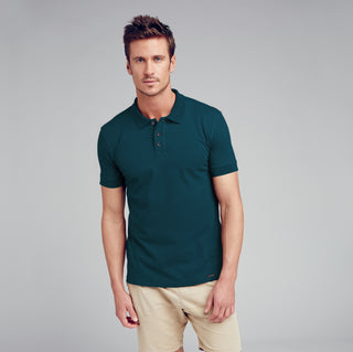 Jockey Cotton Rich Pique Classic Fit Men's Plain Short Sleeve Polo Shirt