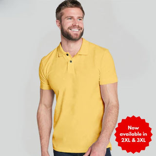 Cotton Rich Pique Classic Fit Plain Short Sleeve Polo Shirt
