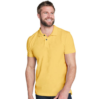 Cotton Rich Pique Classic Fit Plain Short Sleeve Polo Shirt