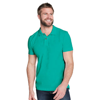 Cotton Rich Pique Classic Fit Plain Short Sleeve Polo Shirt