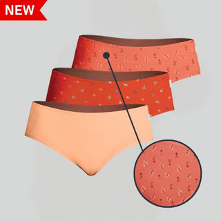 100% Super Combed Cotton Hipster Underwear (Tri-Pack)