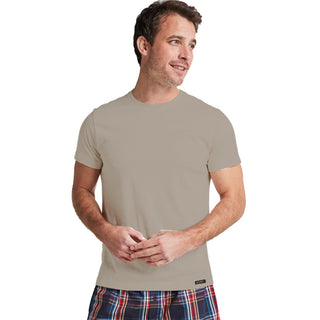 Combed Cotton-Rich Round Neck Shirt