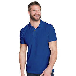 Cotton Rich Pique Classic Fit Plain Short Sleeve Polo Shirt