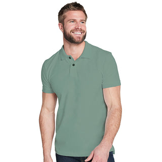 Cotton Rich Pique Classic Fit Plain Short Sleeve Polo Shirt