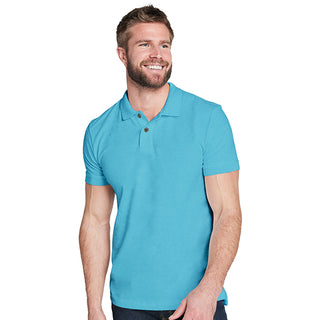 Cotton Rich Pique Classic Fit Plain Short Sleeve Polo Shirt