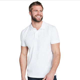Cotton Rich Pique Classic Fit Plain Short Sleeve Polo Shirt
