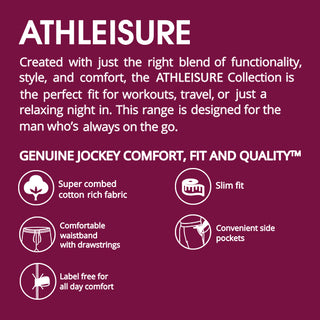 Jockey Men's Joggers Slim Fit with Side Pocket