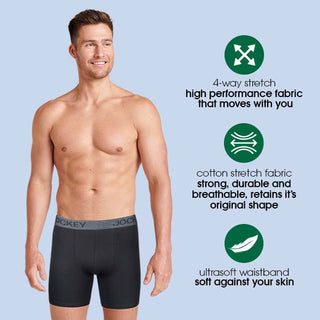 Cotton Stretch Boxer Brief
