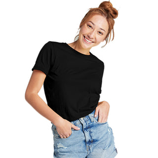 Combed Cotton-Rich Round Neck T-Shirt for Women (Pack of 3)