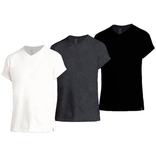 Combed Cotton-Rich V-Neck T-Shirt (Pack of 3)