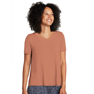 100% Super Combed Cotton V-Neck T-Shirt for Women (Pack of 3)