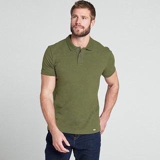 Jockey Cotton Rich Pique Classic Fit Men's Plain Short Sleeve Polo Shirt