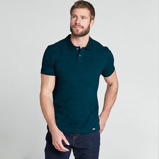 Jockey Cotton Rich Pique Classic Fit Men's Plain Short Sleeve Polo Shirt