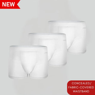 Men's Cotton Stretch Concealed Elastic Boxer Brief (Pack of 3)