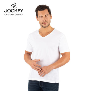 Jockey Zone 100% Cotton V-Neck Men's T-Shirt Small - Extra Large