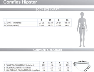 100% Super Combed Cotton Hipster Underwear (Tri-Pack)